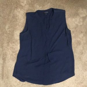 Dark Blue Polyester Tank